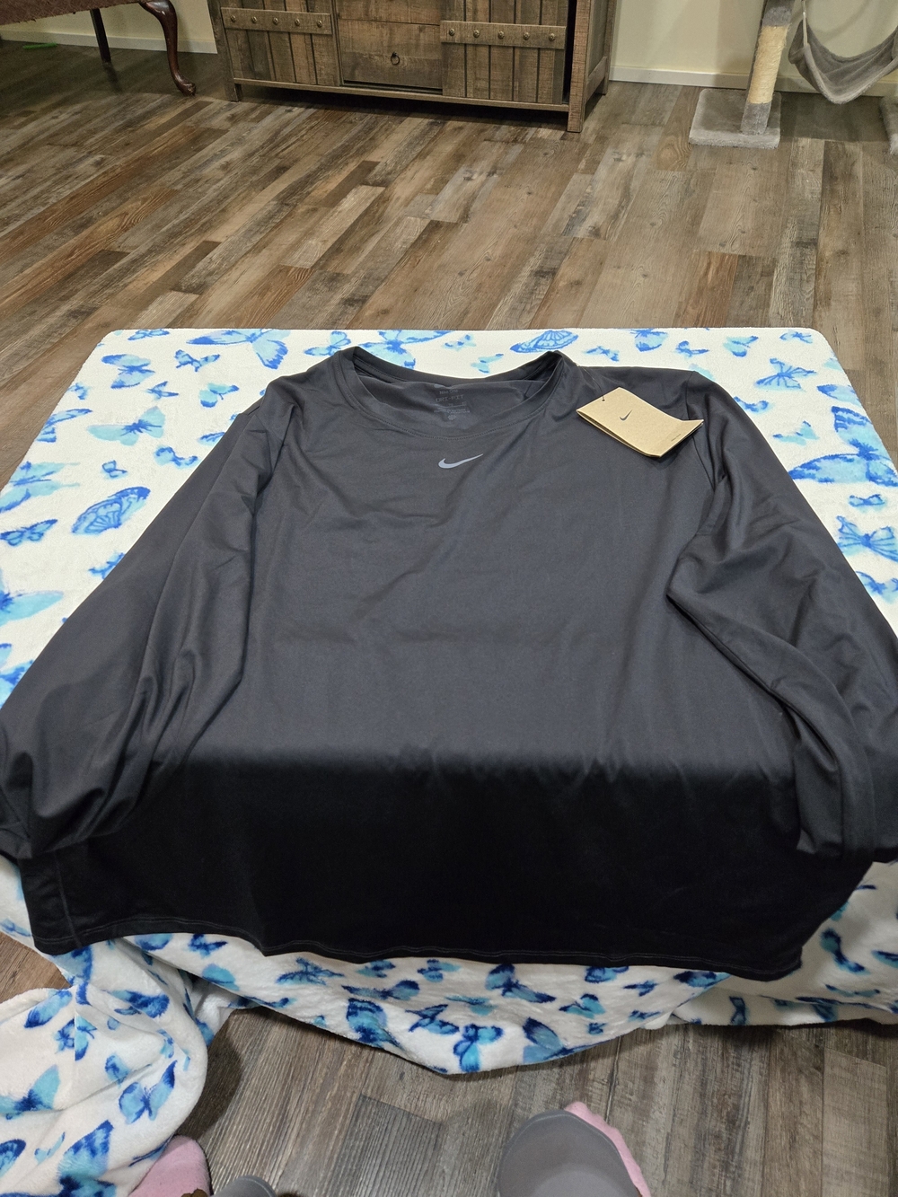 Nike Men’s Long Sleeve Performance Shirt - Black